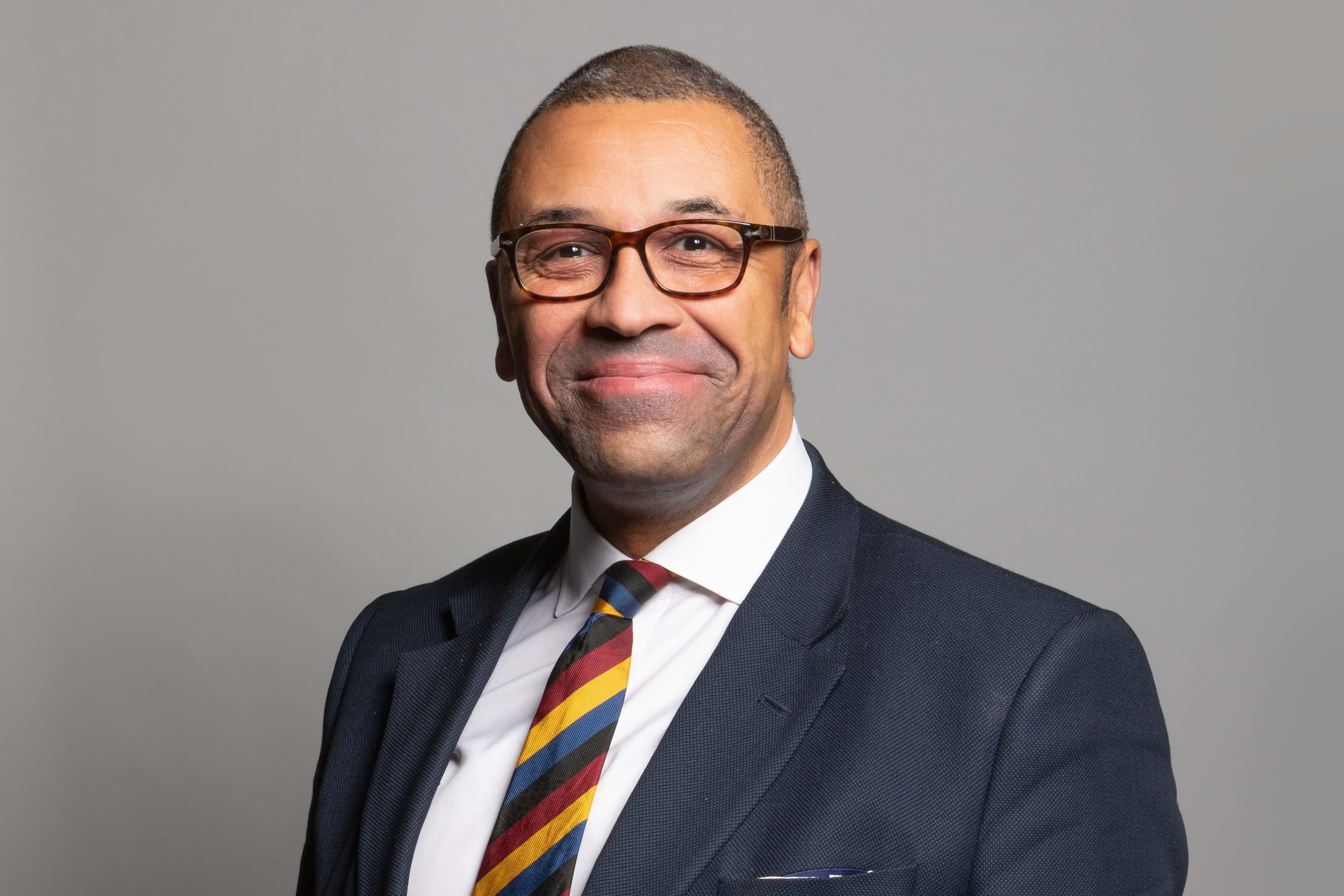 Home Secretary James Cleverly 